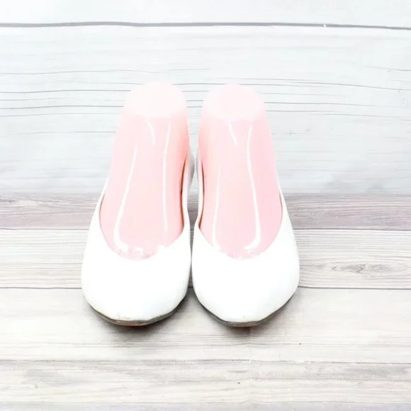 Vtg! Salvatore Ferragamo White Leather Dress Heel Pump Shoes Size 9 AA - Picture 5 of 6